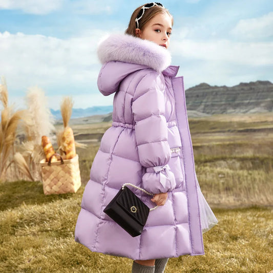 Lila Winterjacke für Kinder – Warm und Stylisch für Kalte Tage