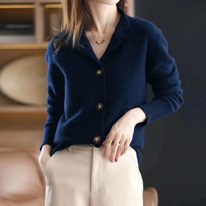 Mira Knopf-Pullover für Damen – Für einen Stilvollen und Bequemen Look