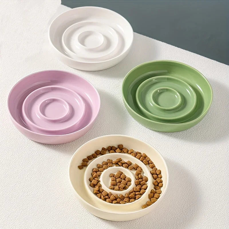 FeastFlow Fressnapf – Keramischer Slow Feeder für Kleine Haustiere