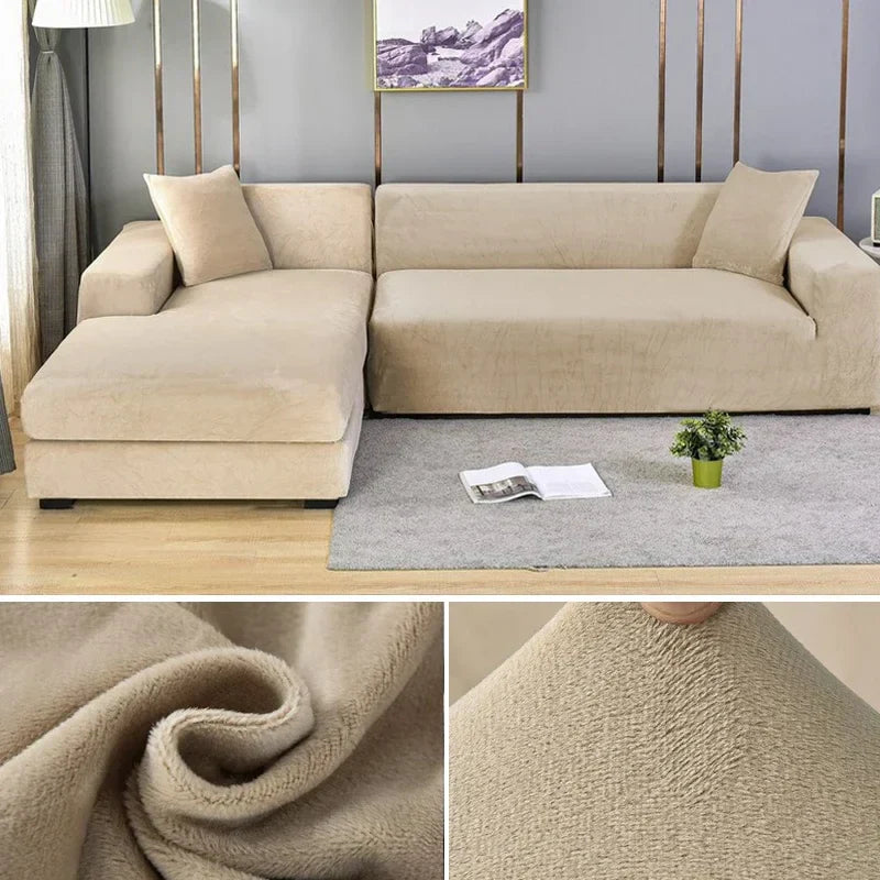 Velura Sofaüberzug – Luxuriöses Samt für Stil und Schutz