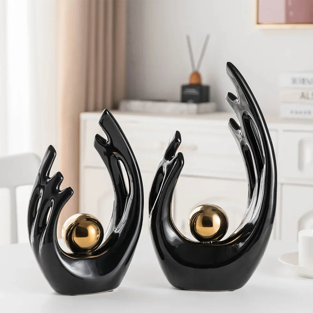 ZenAura Skulpturen Set – Modern und Elegant