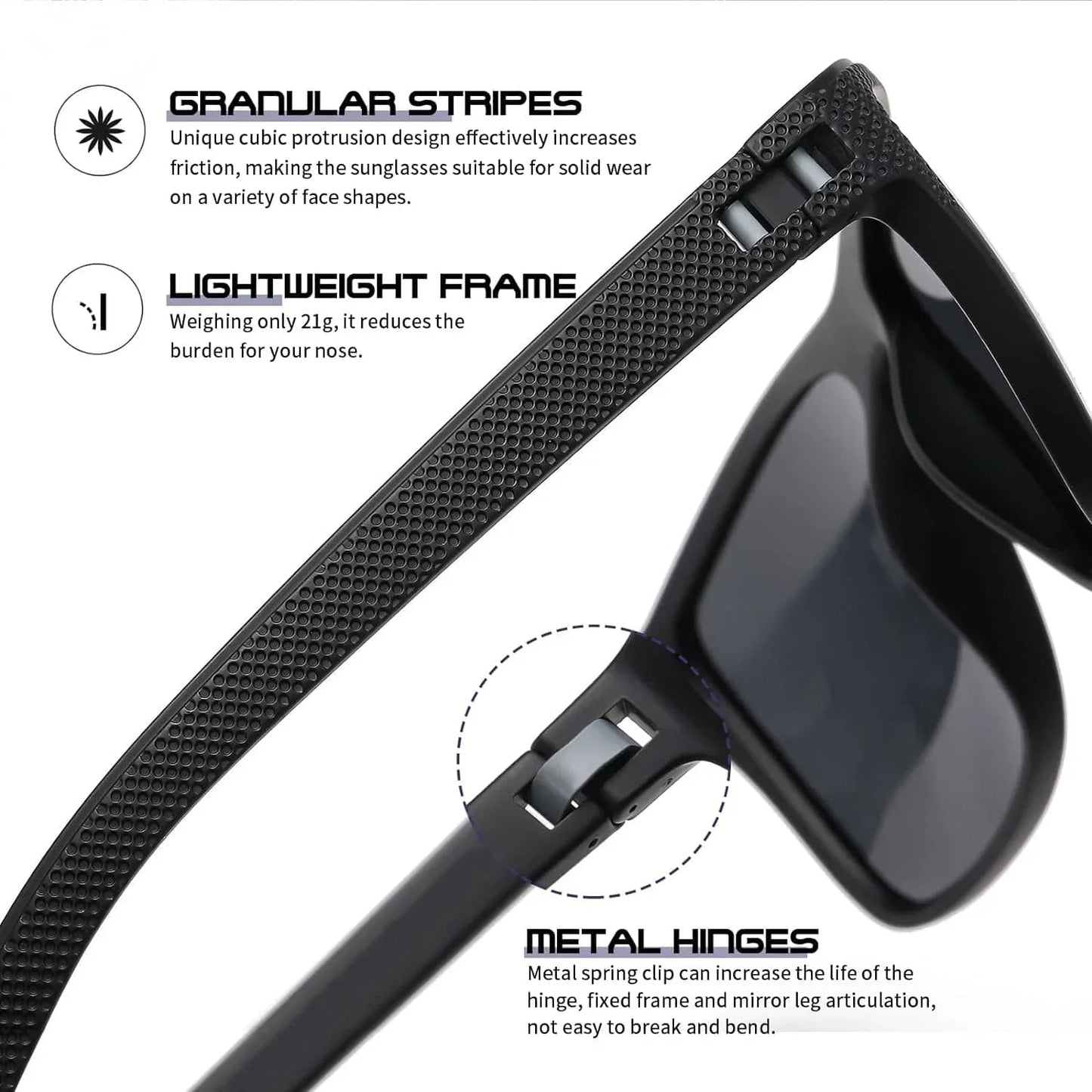 AquaShield Polarisierte Sonnenbrille 3-Pack – Geschützt und Stilvoll
