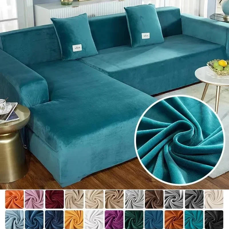 Velura Sofaüberzug – Luxuriöses Samt für Stil und Schutz