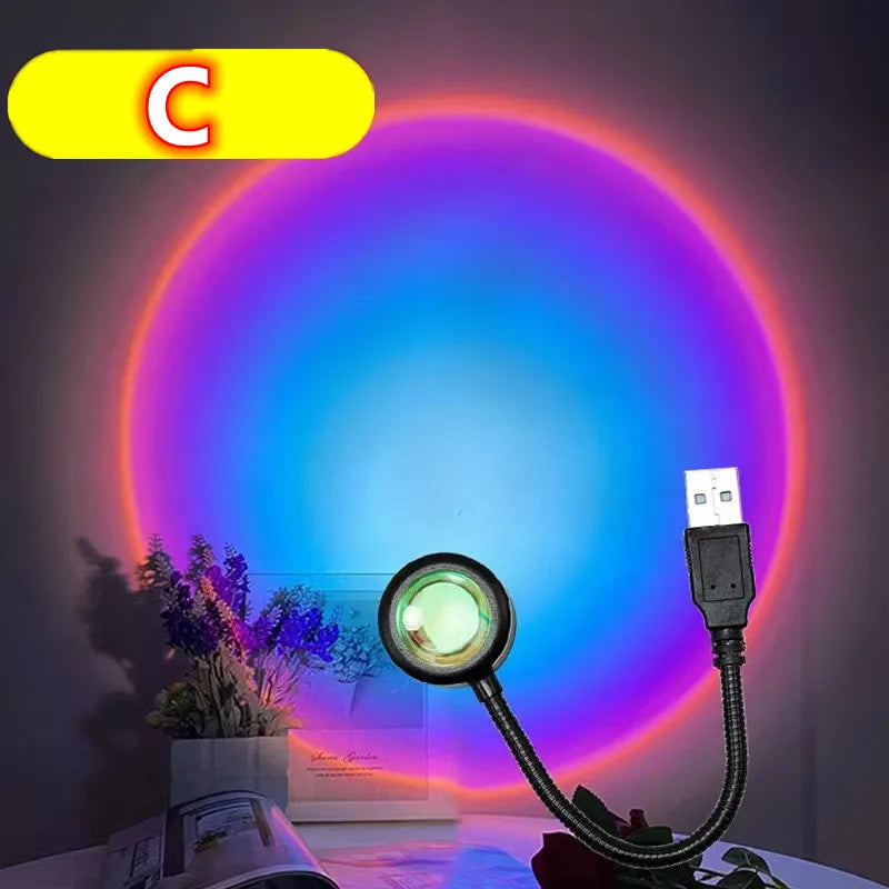 Bunte LED-Nachtlampe – Stimmungsvolle Beleuchtung für zu Hause