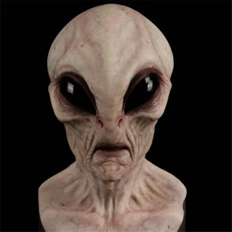 Außerirdisches Alien-Maske – Gruseliges Kostümzubehör für Halloween