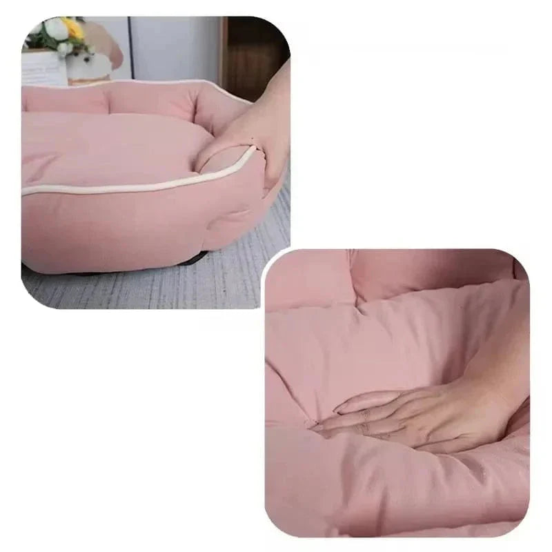 Knus Luxe Hundebett – Weiche Unterstützung und modernes Design