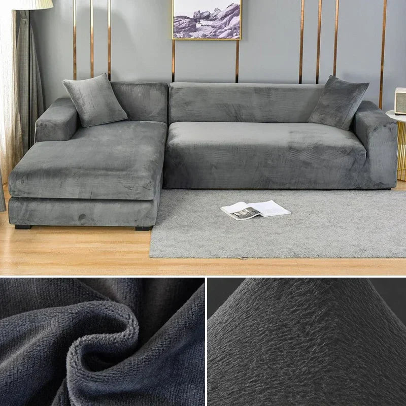 Velura Sofaüberzug – Luxuriöses Samt für Stil und Schutz