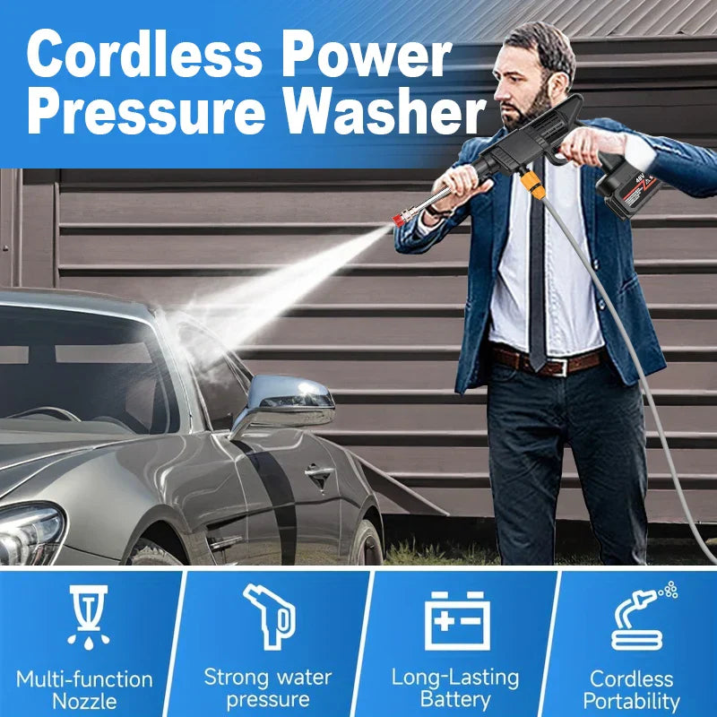 PowerWash Drahtloses Autowaschgerät – Kraftvoll und Handlich