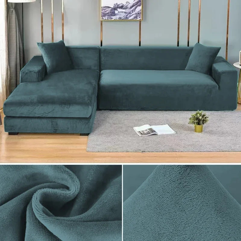 Velura Sofaüberzug – Luxuriöses Samt für Stil und Schutz