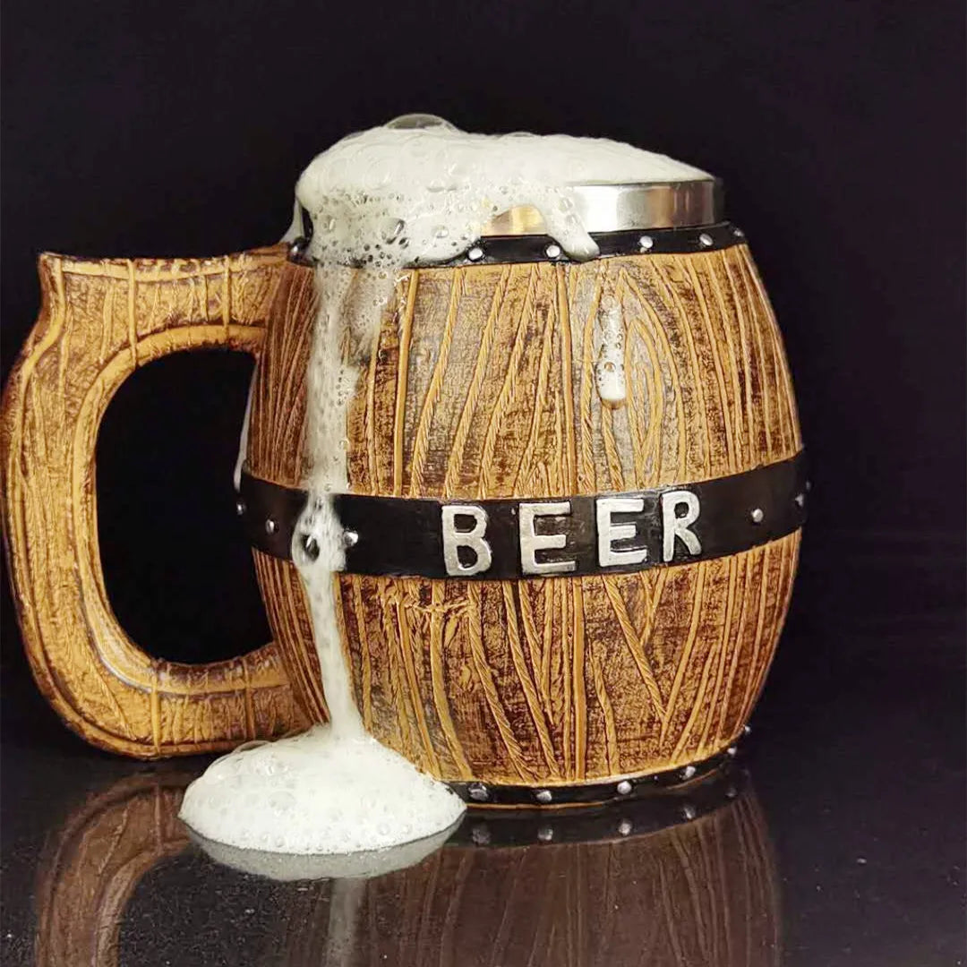 Deutsche Holzfass Bierkrug – Authentisches und verspieltes Trinkerlebnis