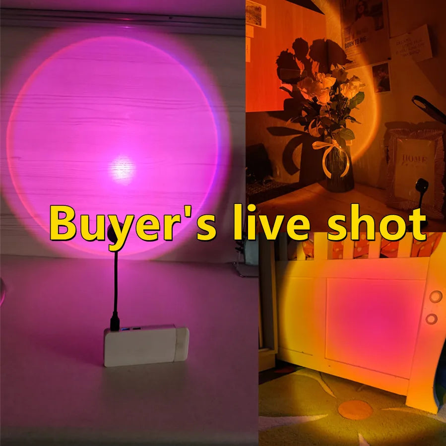 Bunte LED-Nachtlampe – Stimmungsvolle Beleuchtung für zu Hause