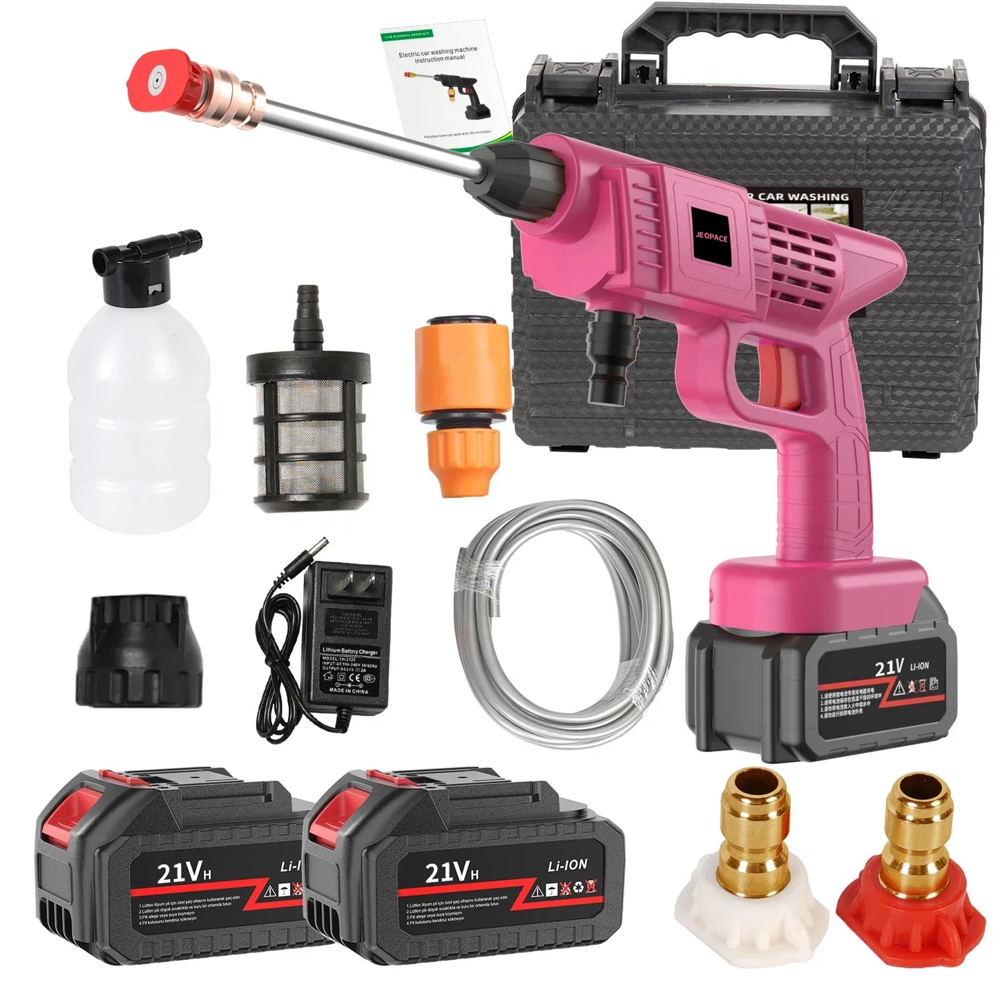 PowerWash Drahtloses Autowaschgerät – Kraftvoll und Handlich