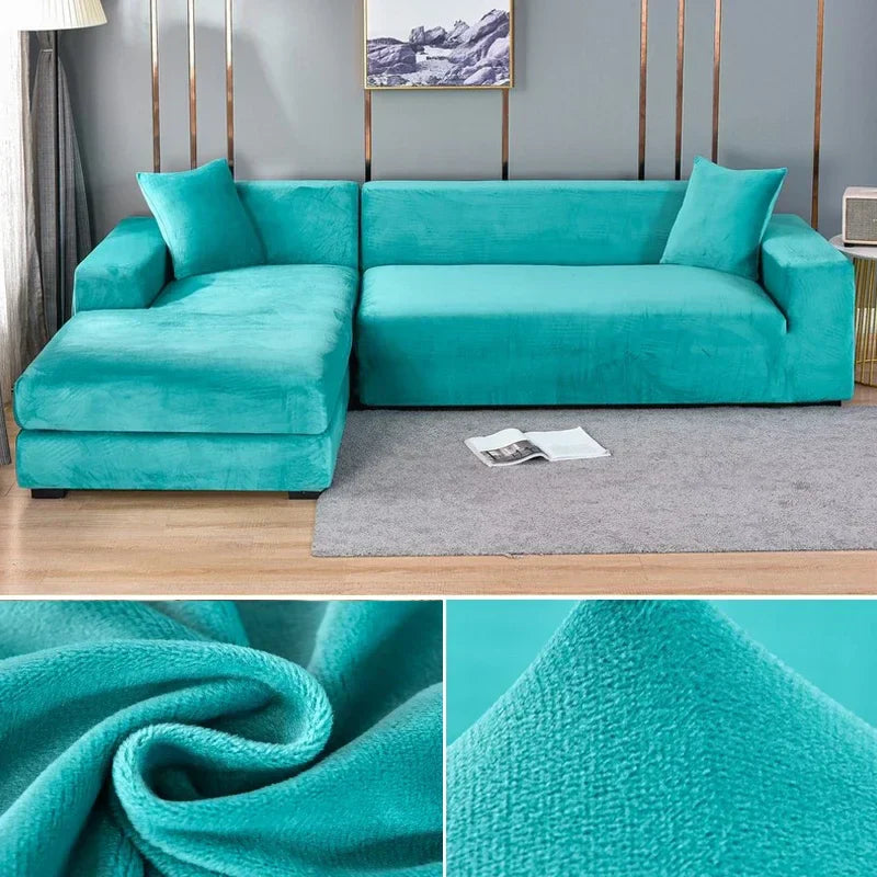Velura Sofaüberzug – Luxuriöses Samt für Stil und Schutz
