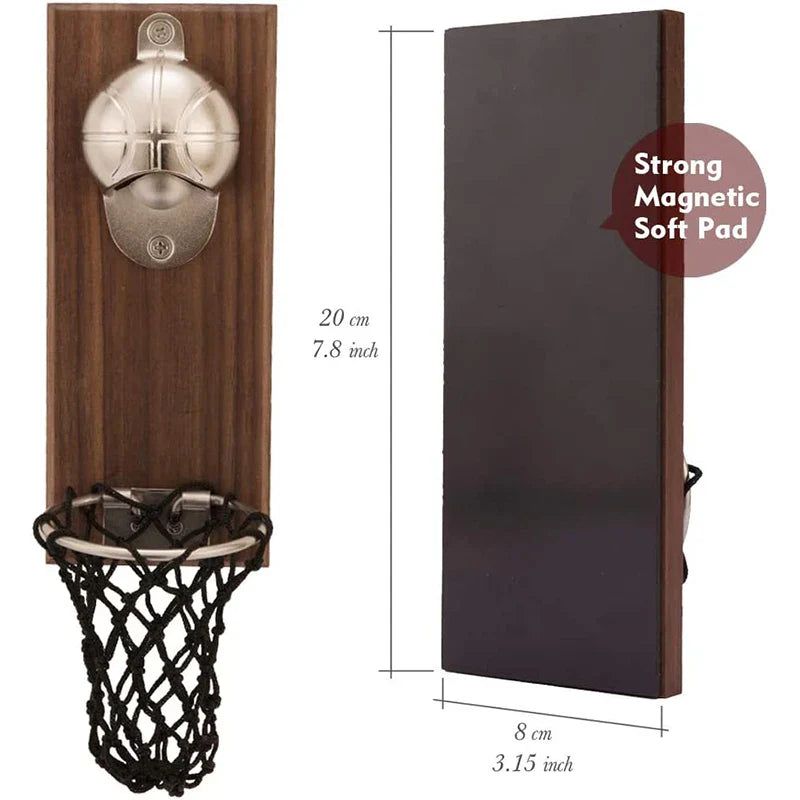 Basketballnetz Wandflaschenöffner – Sportliches Geschenk für den Vatertag