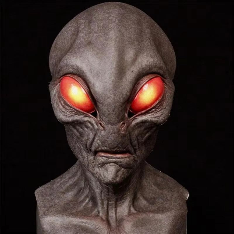 Außerirdisches Alien-Maske – Gruseliges Kostümzubehör für Halloween