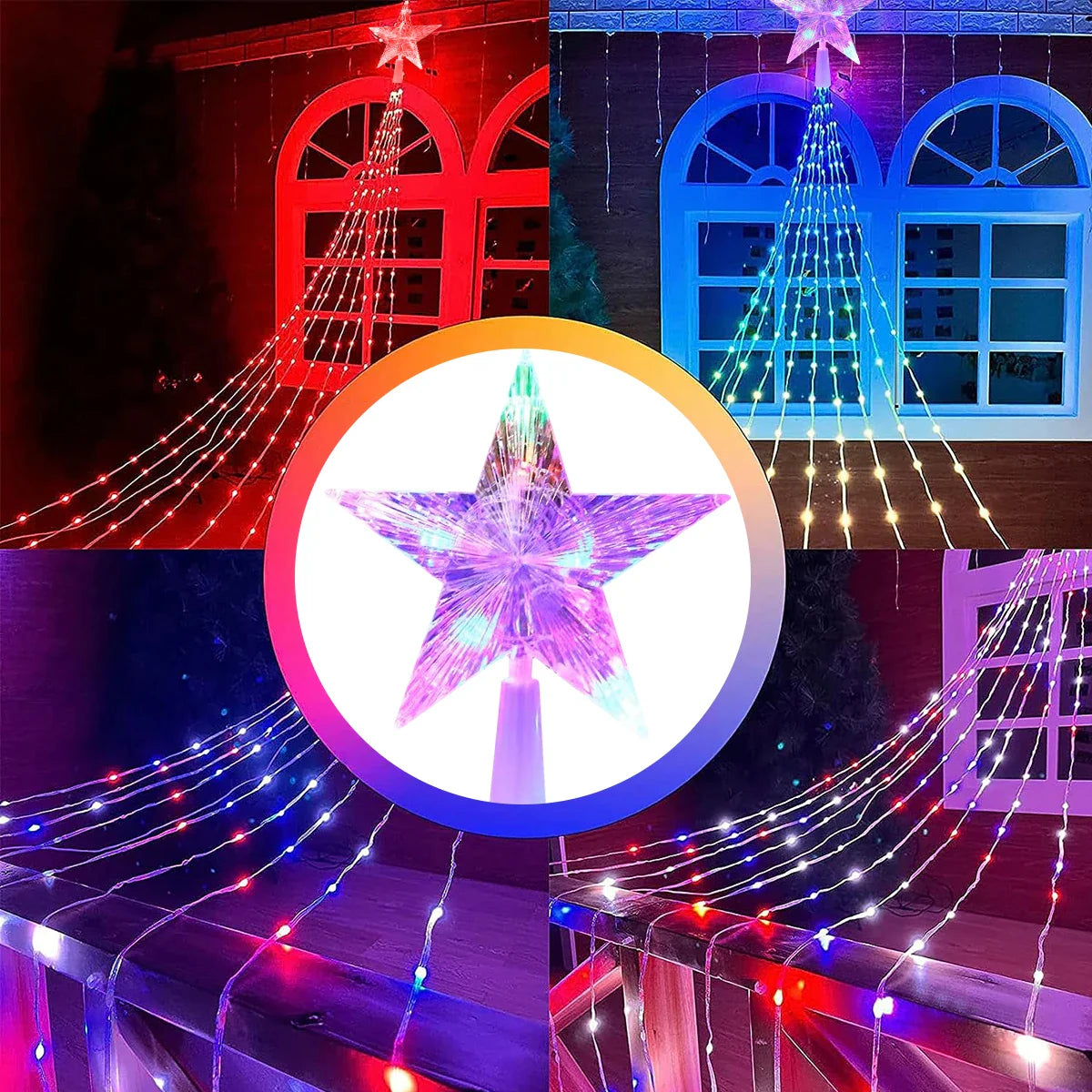 Solarbetriebene Weihnachtsbaumlichter - Strahlende Dekoration für ein magisches Weihnachtserlebnis