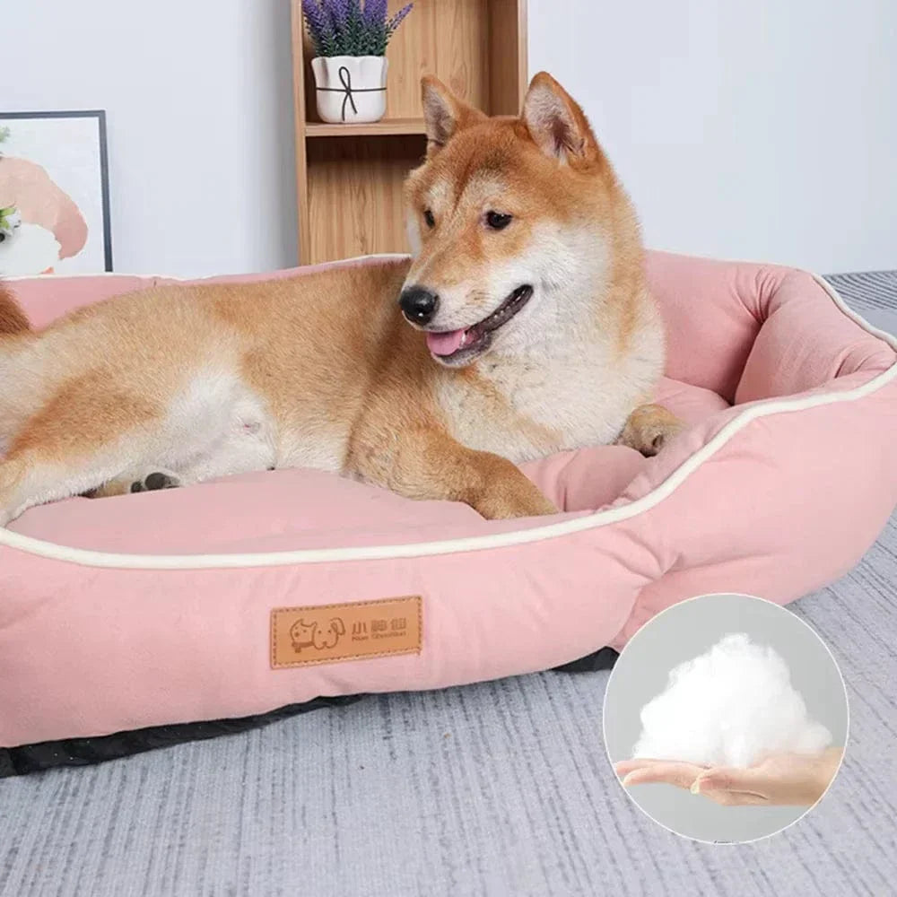 Knus Luxe Hundebett – Weiche Unterstützung und modernes Design