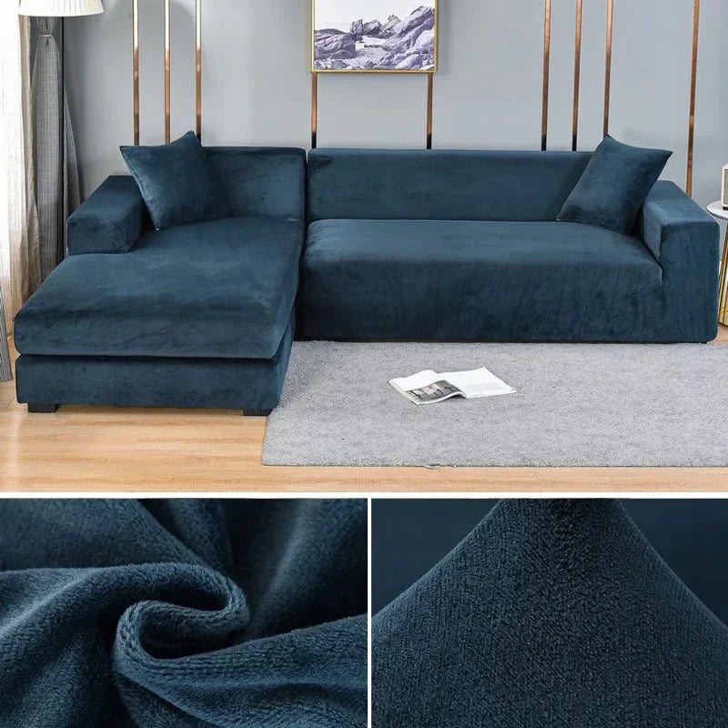 Velura Sofaüberzug – Luxuriöses Samt für Stil und Schutz