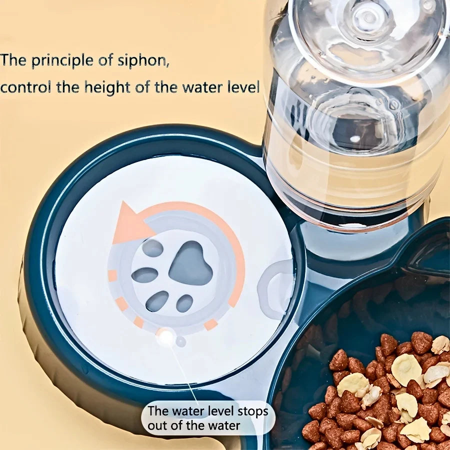 Katzenfutter- und Wassernapf mit Ohren-Design – Bequeme und verspielte Esserfahrung