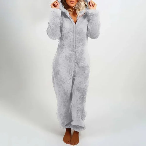 Flauschiger Winter-Overall – Herrlich Warm & Gemütlich