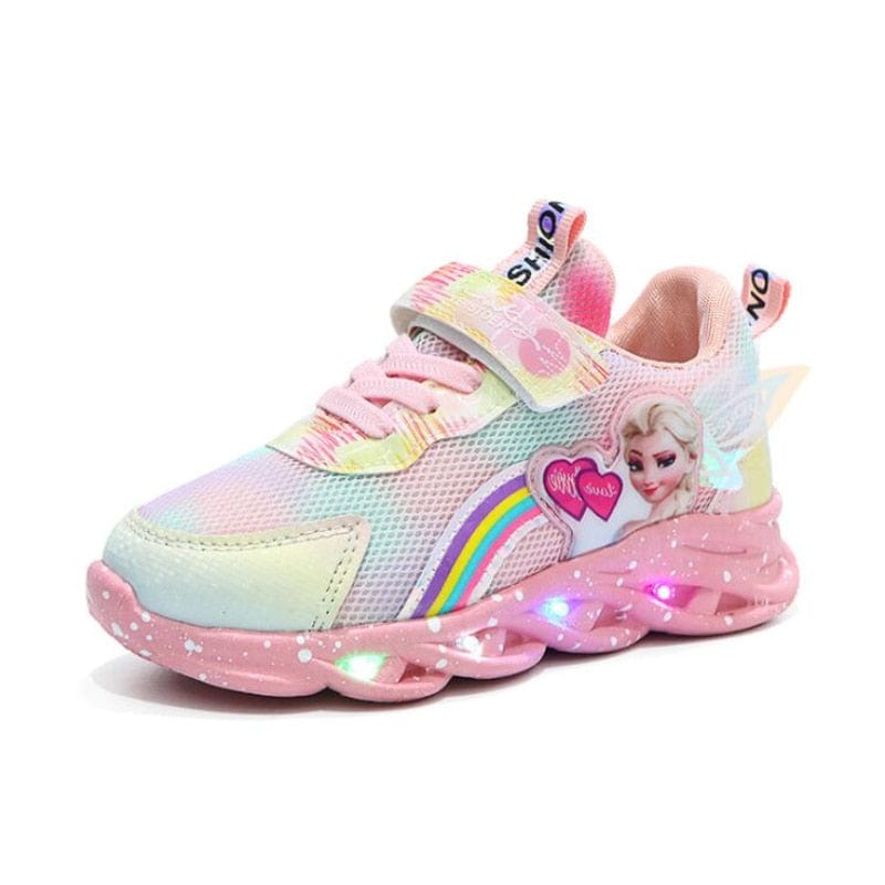 Rainbow Glitter Sneakers - LED Kinderschuhe für Abenteurer