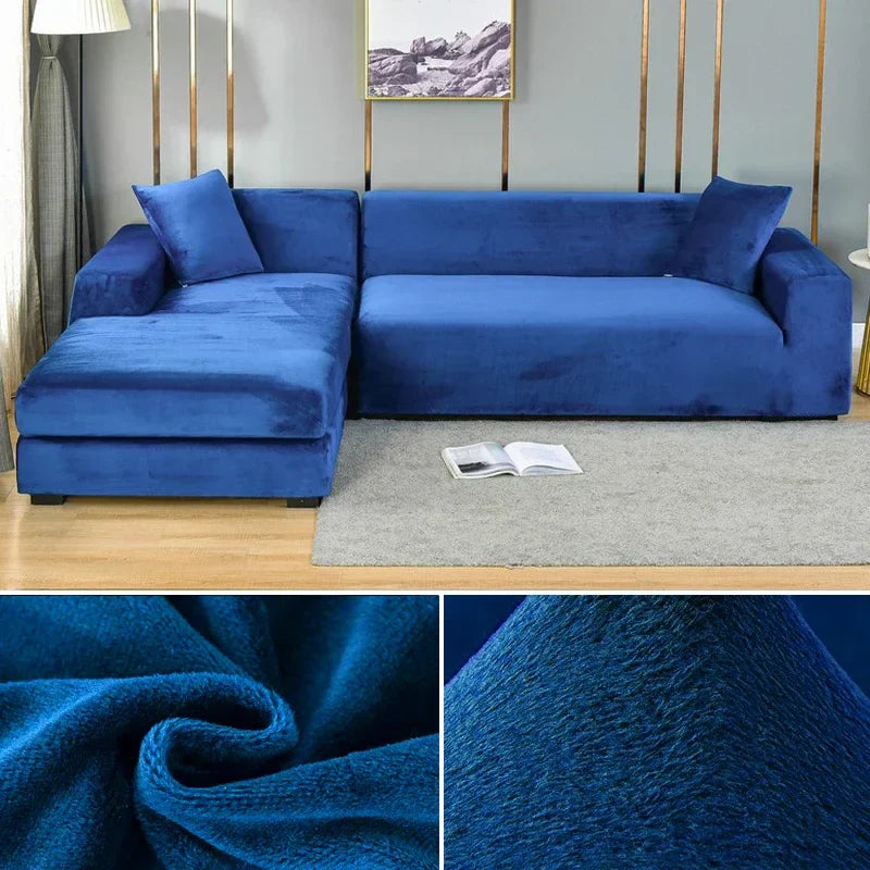 Velura Sofaüberzug – Luxuriöses Samt für Stil und Schutz