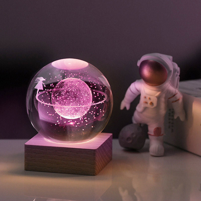 SternenLichter - 3D Kristall Universum Dekorlampe