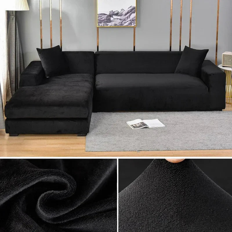 Velura Sofaüberzug – Luxuriöses Samt für Stil und Schutz