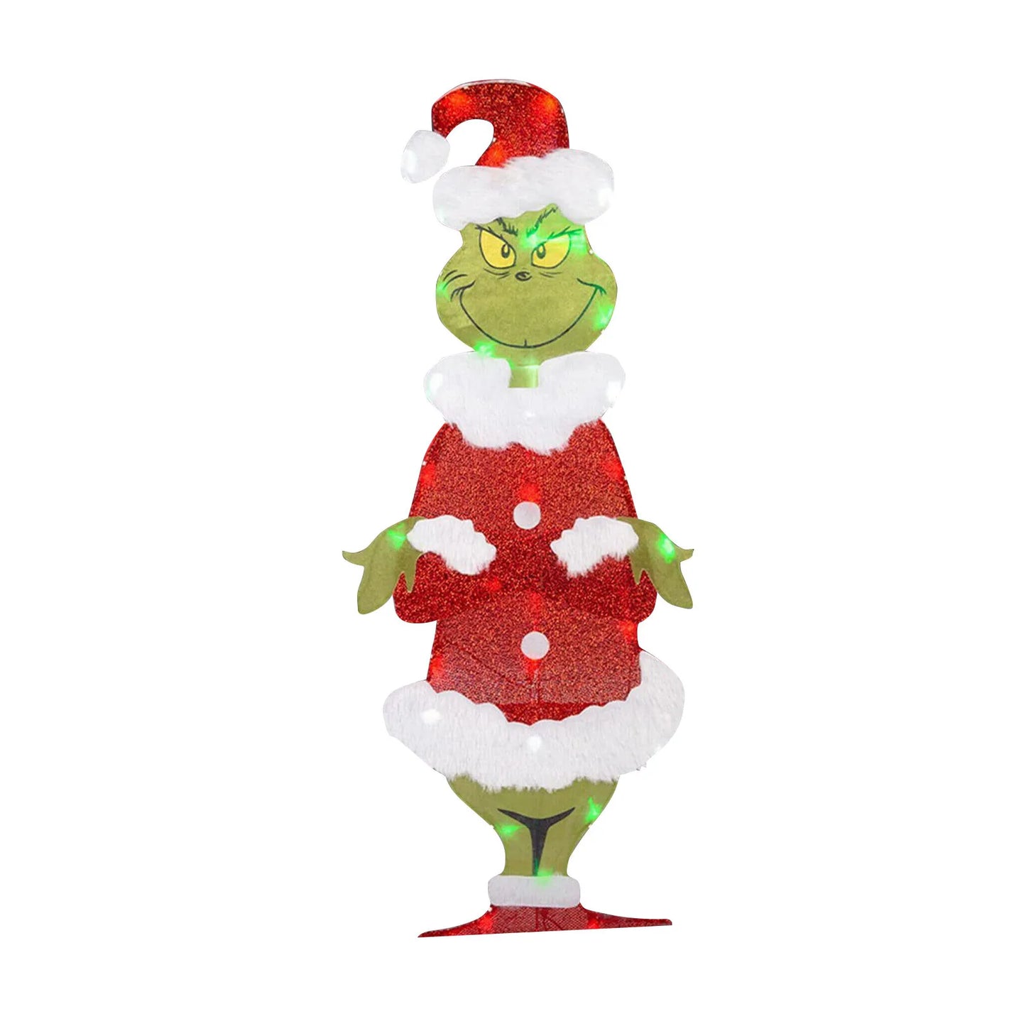 Grinch Weihnachtsdekoration – Fröhliche Gartenbeleuchtung für die Feiertage