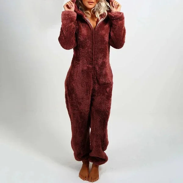 Flauschiger Winter-Overall – Herrlich Warm & Gemütlich
