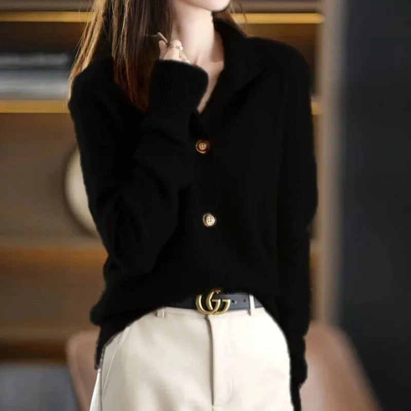Mira Knopf-Pullover für Damen – Für einen Stilvollen und Bequemen Look