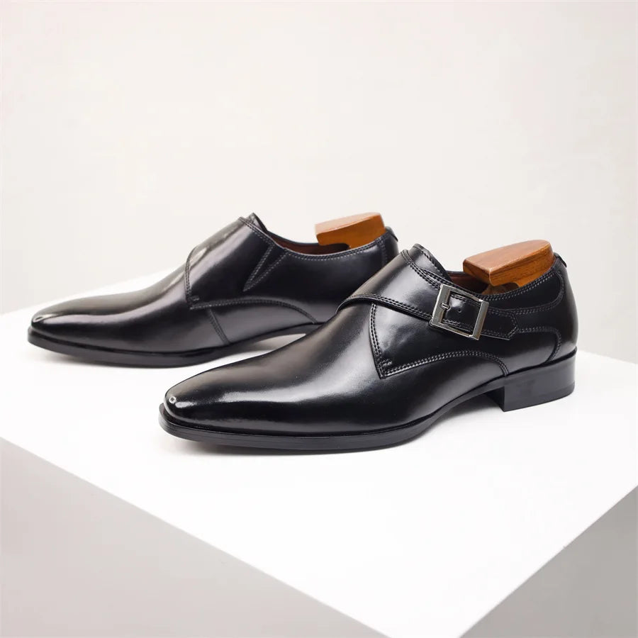 Torino Monk Strap Herrenschuhe – Modernes und Raffiniertes Design