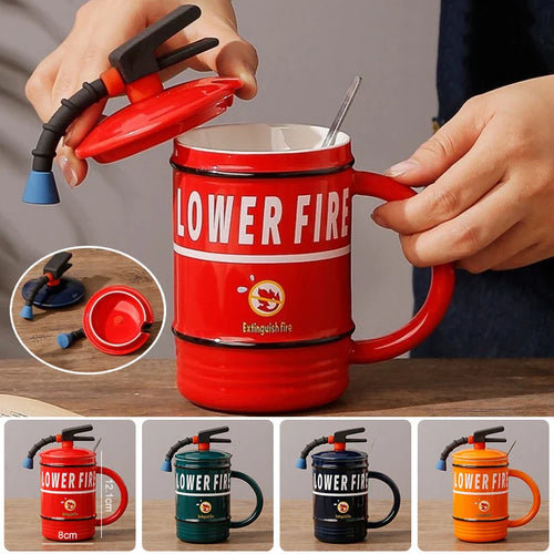 FlameStop Kaffeebecher – Einzigartig und Praktisch für Zuhause oder Büro