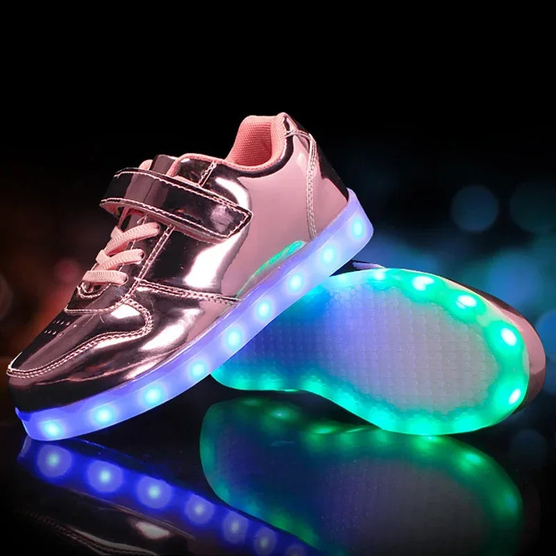Stralende Stappers - LED-Schuhe für Kinder, die Leuchten