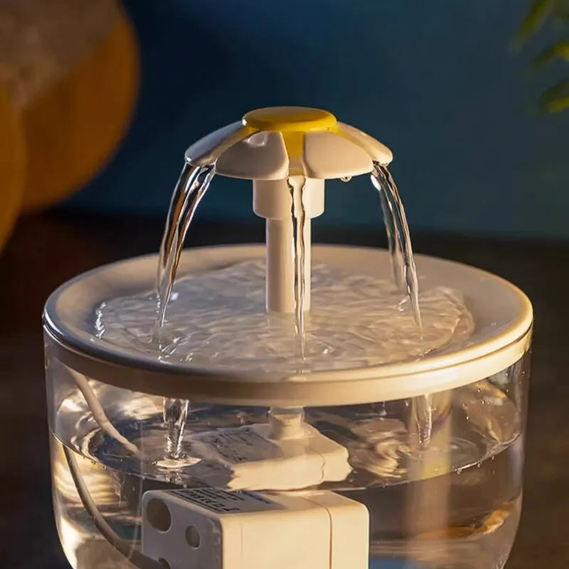 Automatischer Zirkulierender Trinkbrunnen für Haustiere – Stilvolle und Stille Hydratation
