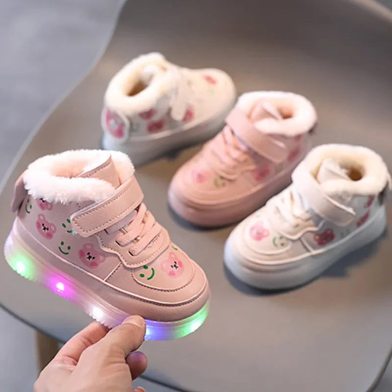 Emma Leuchtende Sneakers für Kinder – Warm und Bequem mit LED-Beleuchtung