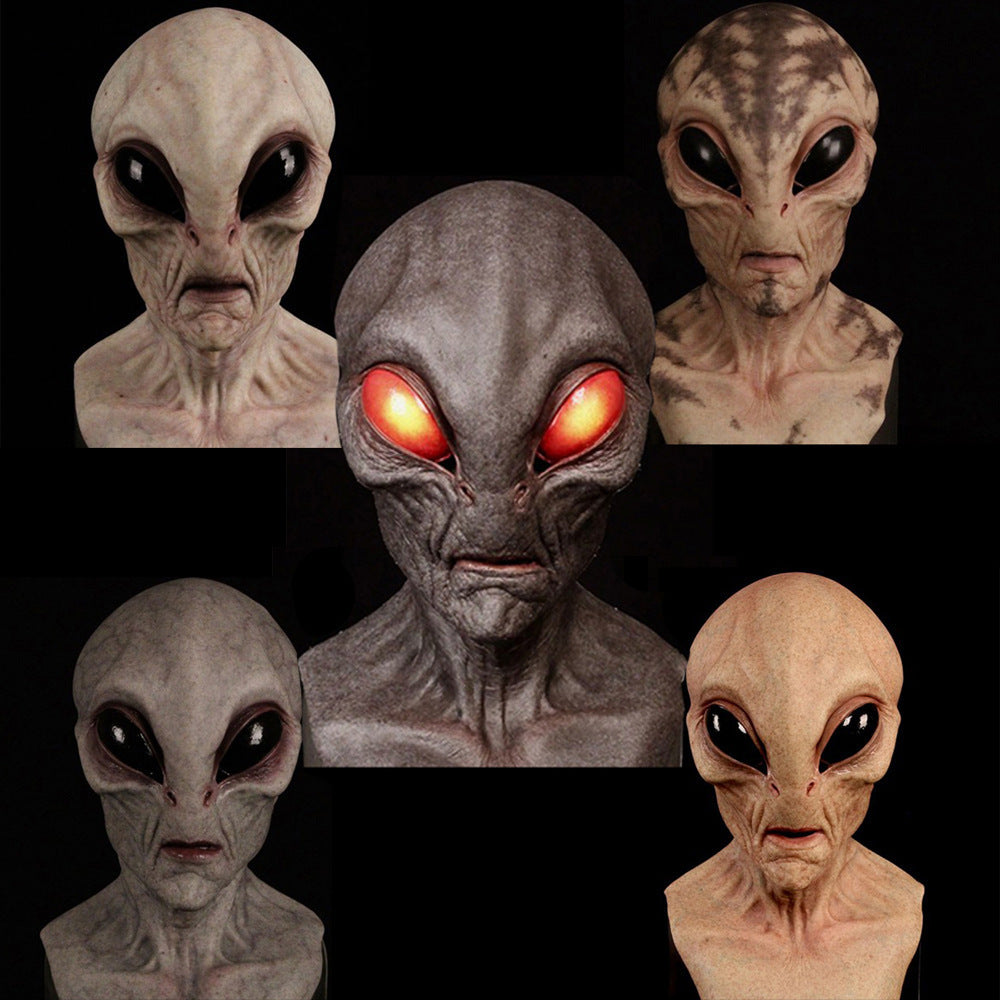 Außerirdisches Alien-Maske – Gruseliges Kostümzubehör für Halloween