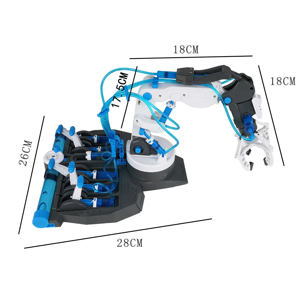 Hydraulischer Roboterarm Bausatz – 3-in-1 Bildungs-Spielzeug