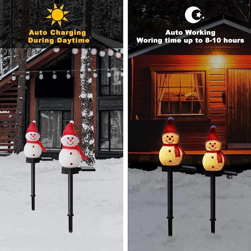 Weihnachts-Schneemann-Lampen – Verzaubernde Beleuchtung für eine festliche Atmosphäre