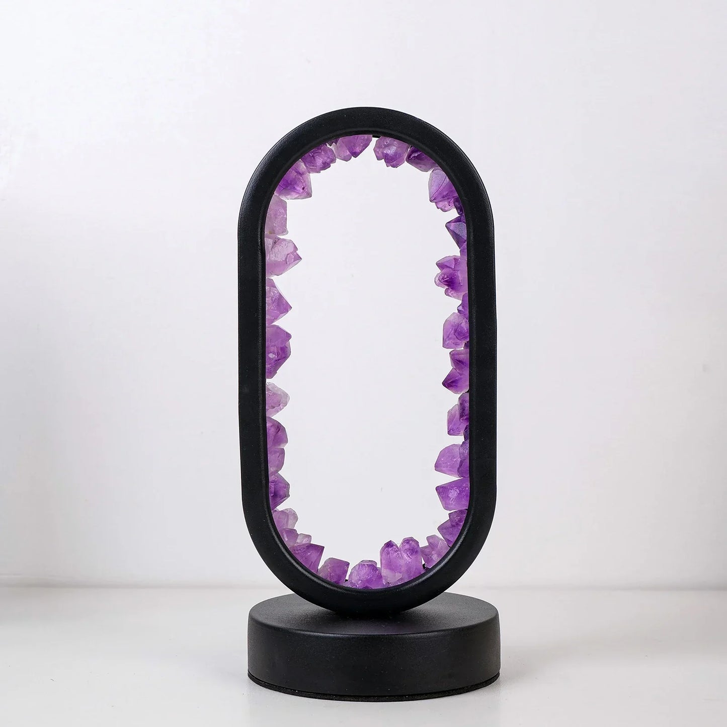 Elegante Amethyst-Kristalllampe – Ambient LED-Beleuchtung zur Entspannung