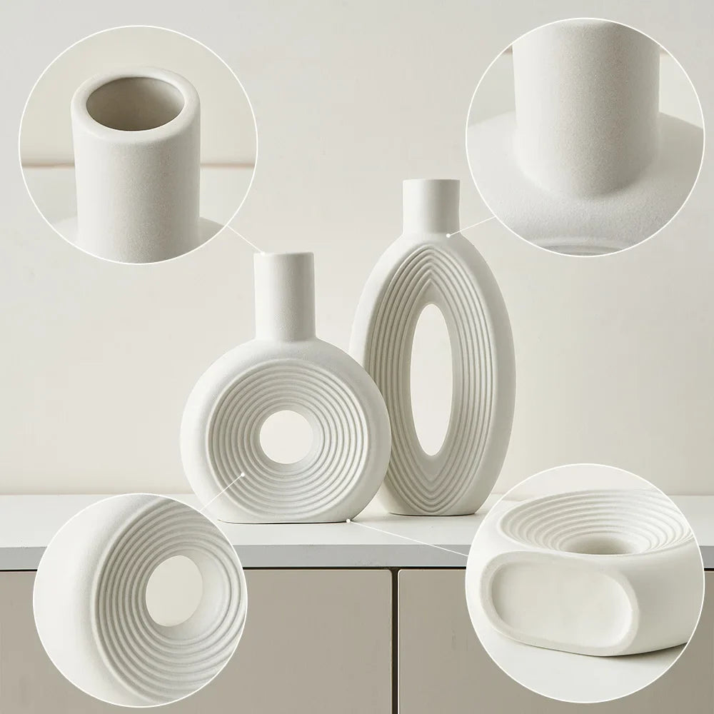 Minimalistische Vase im modernen Design