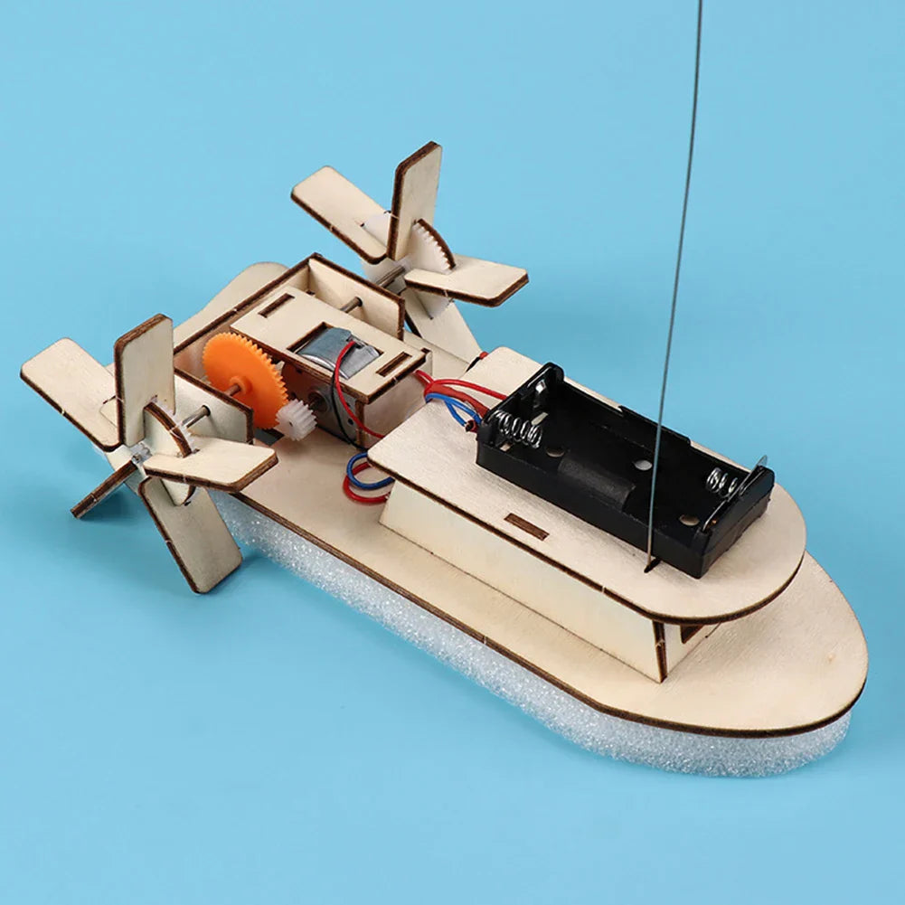 Bildungs Holz DIY Boot – Baue dein eigenes elektrisches Spielboot