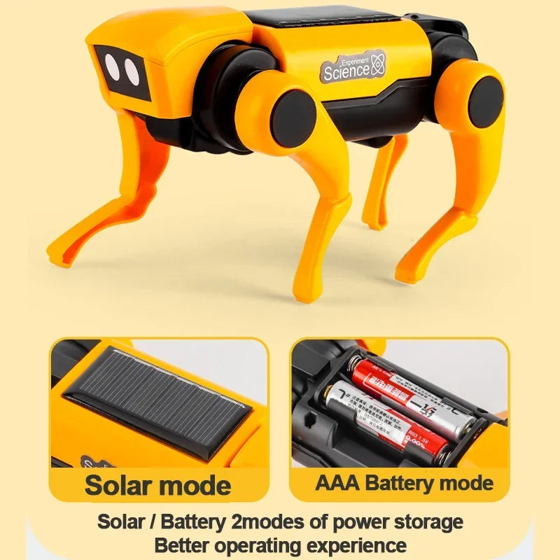 Bildungs-Solarenergie-Roboter – 2-in-1 Hund und Katze Baukasten