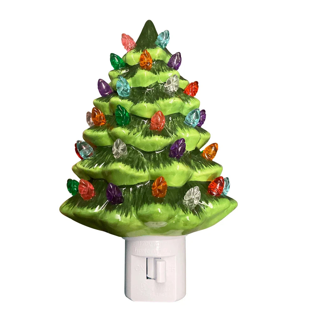 Keramischer Weihnachtsbaum Nachtlicht – Festliche Dekoration für Ihr Zuhause