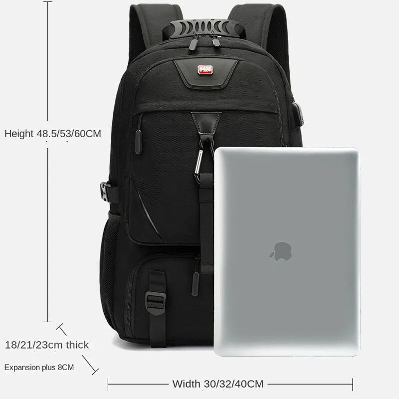 TechTrek Pro Explorer Rucksack – Geräumig und Smart Vernetzt