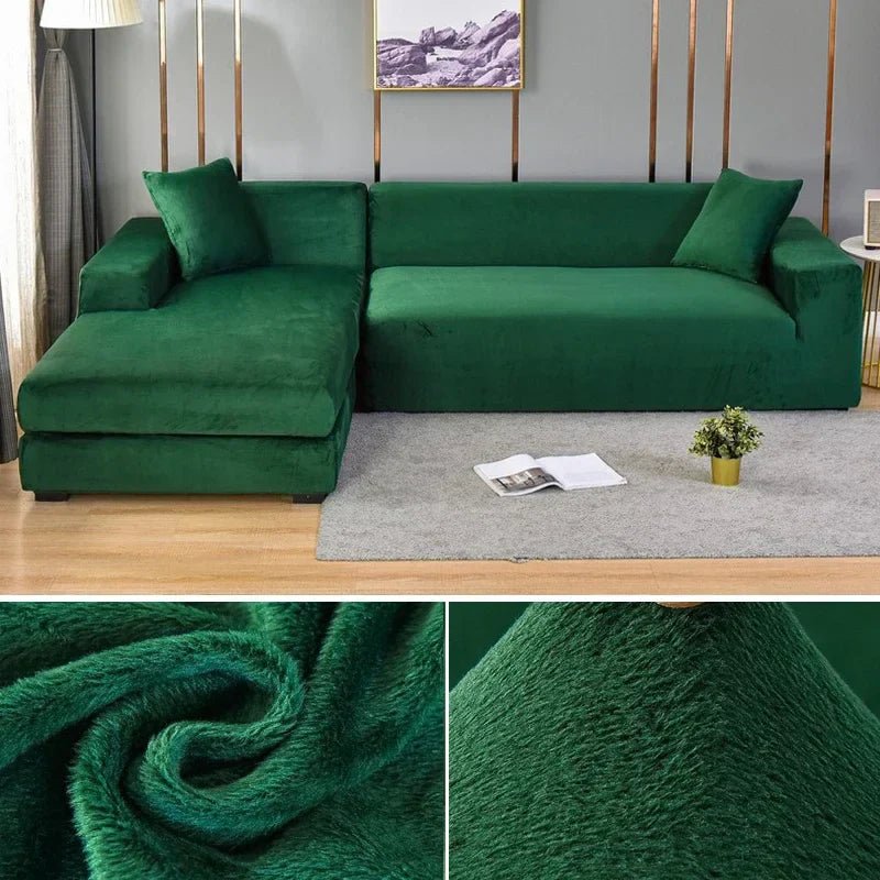 Velura Sofaüberzug – Luxuriöses Samt für Stil und Schutz