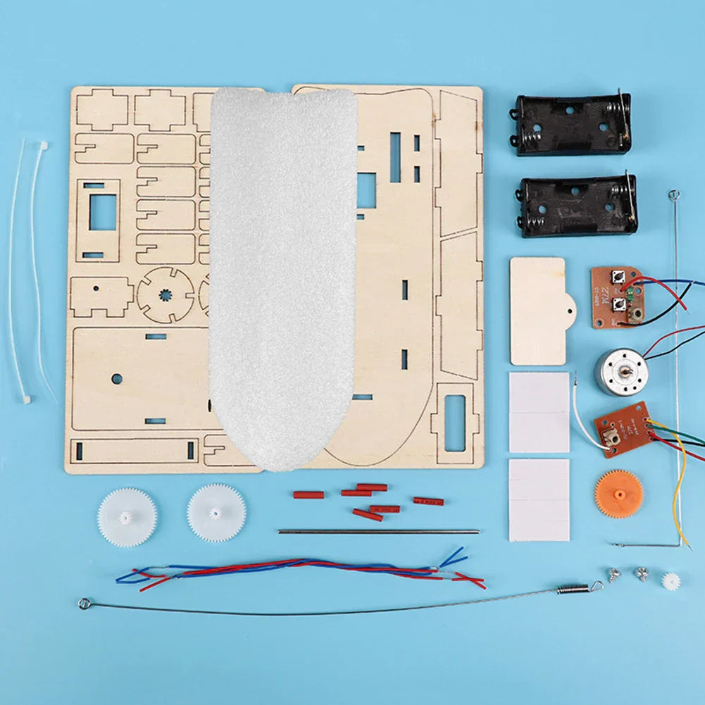 Bildungs Holz DIY Boot – Baue dein eigenes elektrisches Spielboot