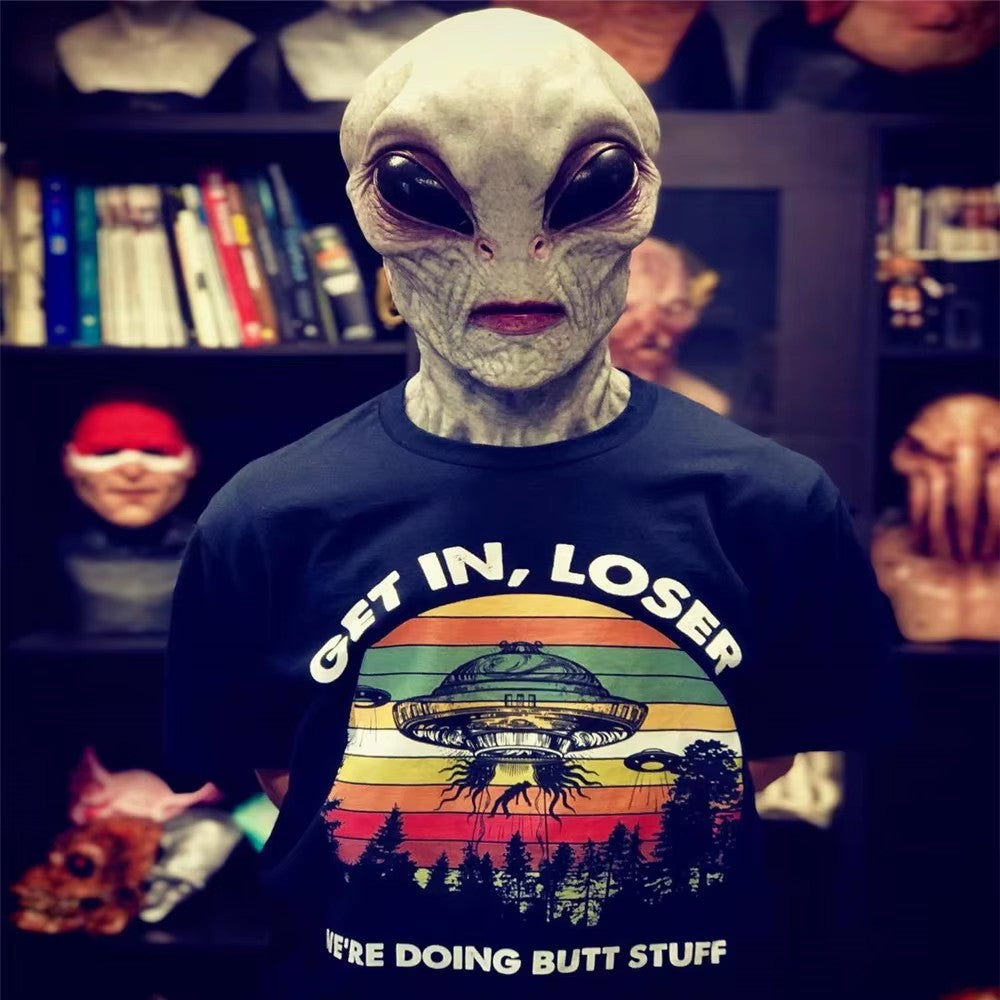 Außerirdisches Alien-Maske – Gruseliges Kostümzubehör für Halloween