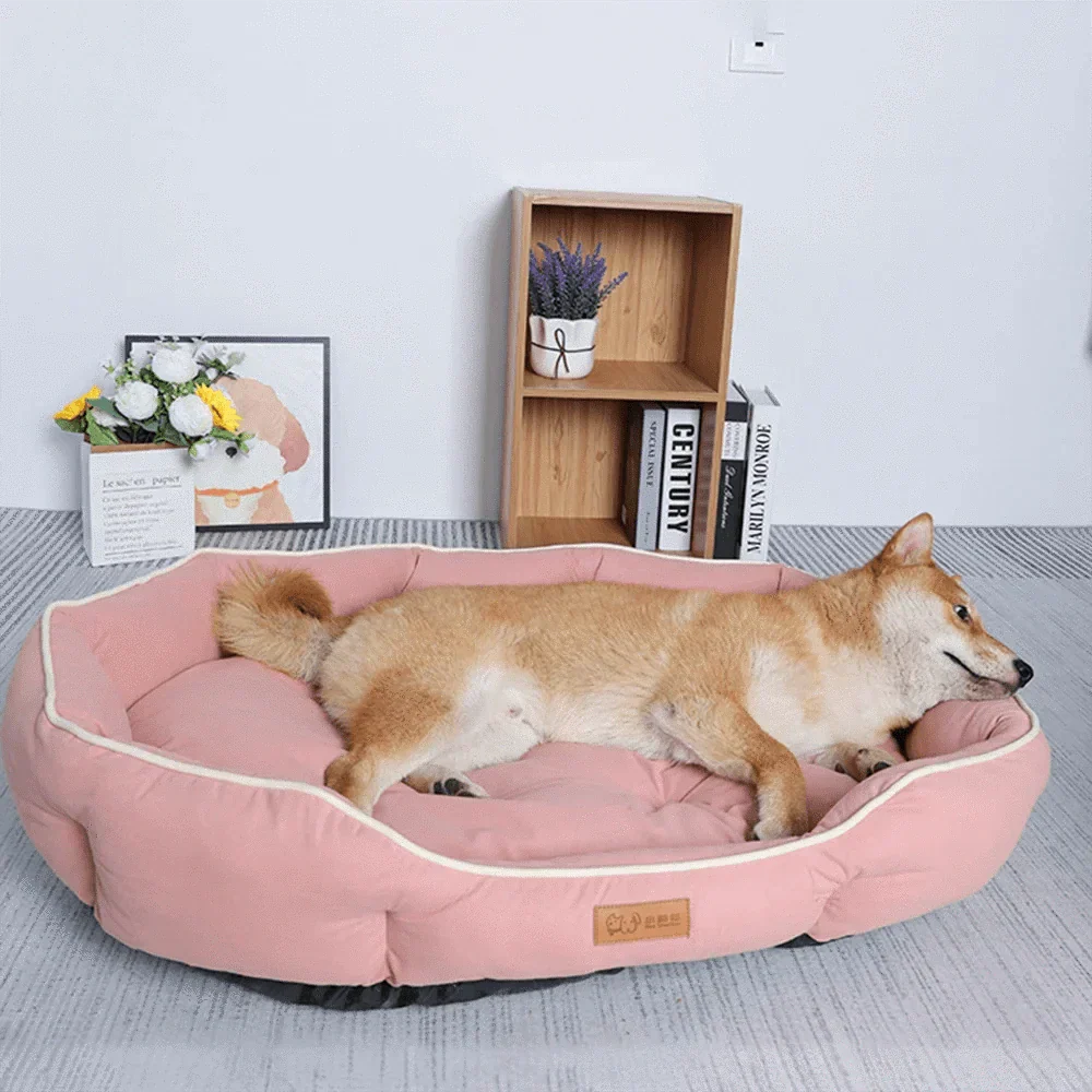 Knus Luxe Hundebett – Weiche Unterstützung und modernes Design