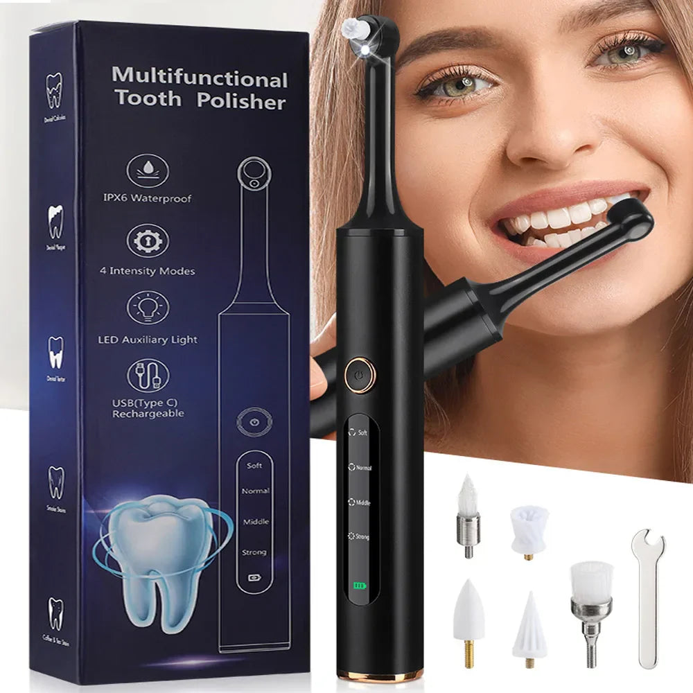DentBright 5-in-1 Drahtloser Zahnpolierer – Strahlendes und Gesundes Lächeln